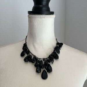 Elegant Black Statement Necklace